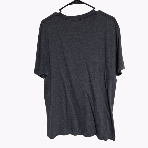 Dragonball Z Just Saiyan T Shirt Mens Size Large Gray Short Sleeve DBZ Tee - Picture 2 of 4